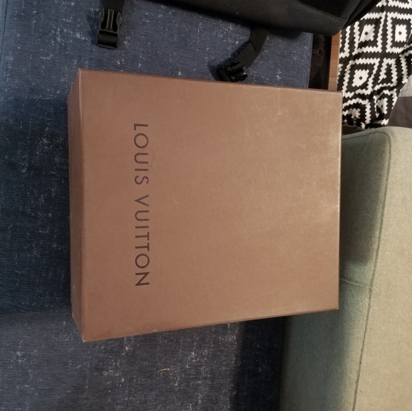 Louis Vuitton Navy Blue Embossed Bag - Picture 6 of 13